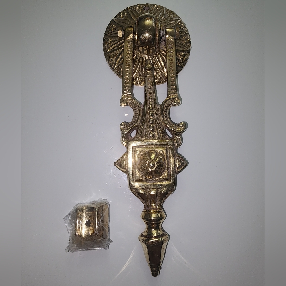 Antique Vintage Style Gothic, Midievel Type Solid Brass Fancy Brass Door knocker